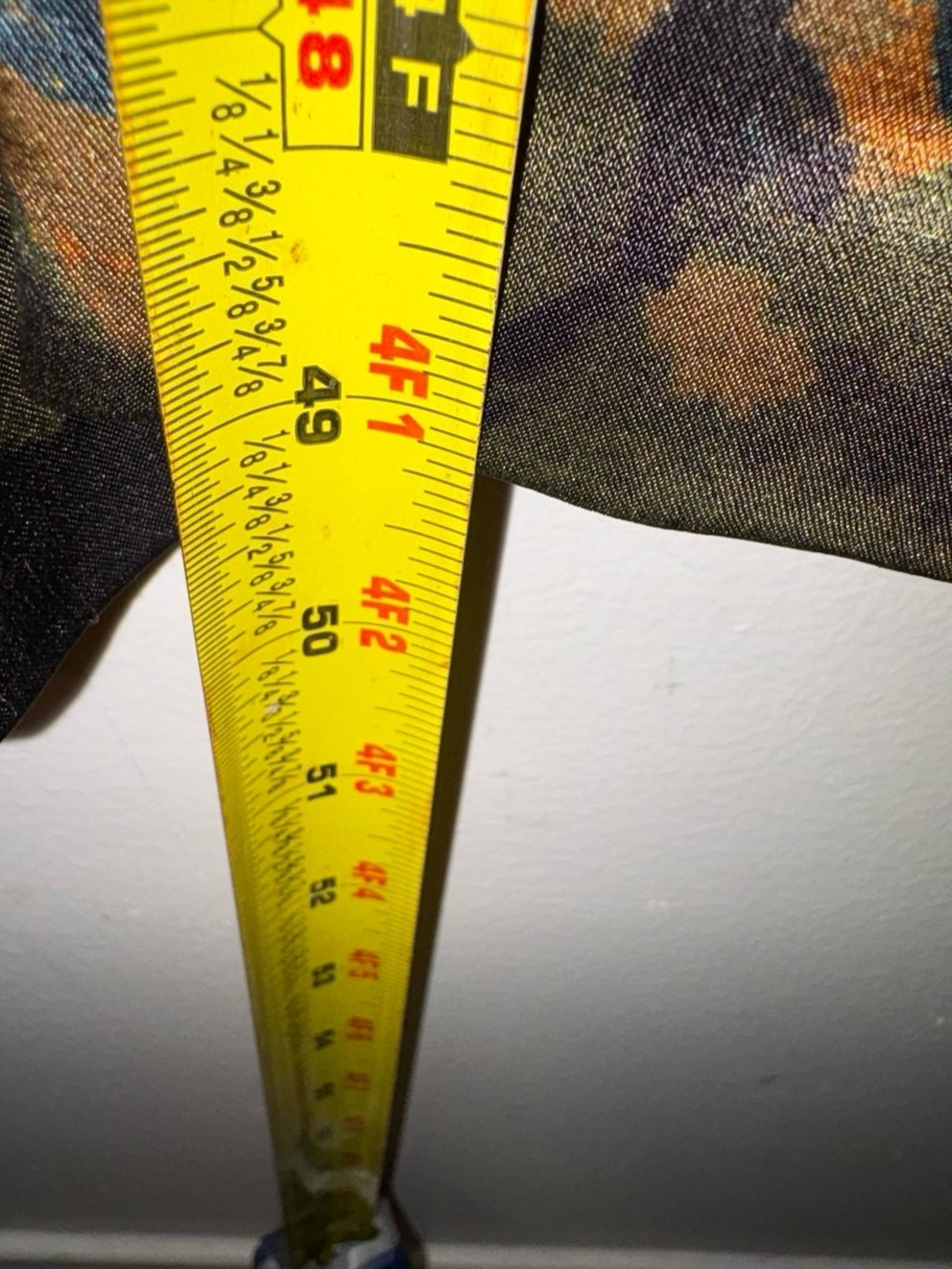 Ganni Satin Camo Wrap Midi Dress - Olive, Black, Brown - Picture 8 of 12
